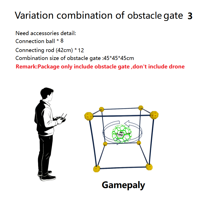 Race-hindernispoort met lichtg - Drone Racing Gate recensie en prijs