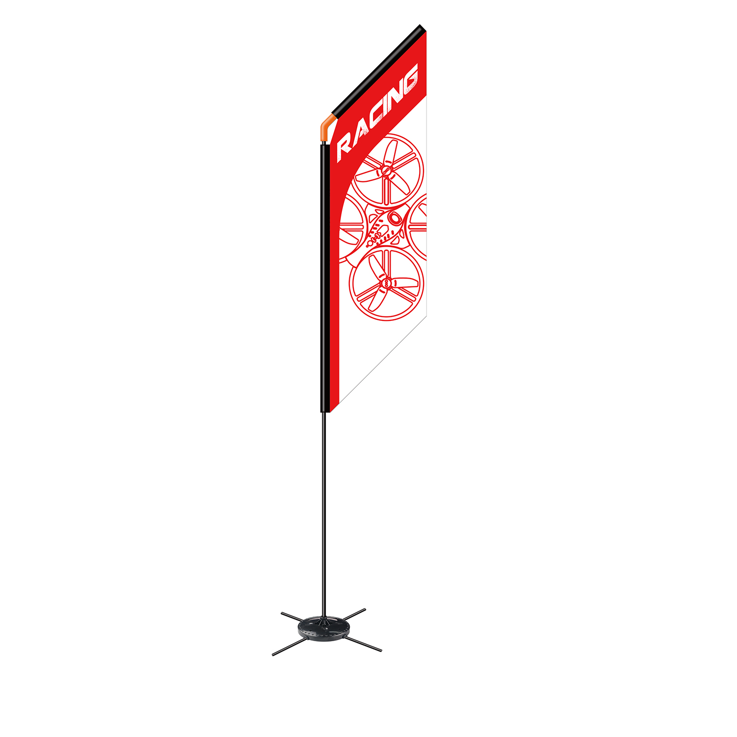 560mm FPV Racer Vlag Drone Qua - Drone Racing Gate recensie en prijs