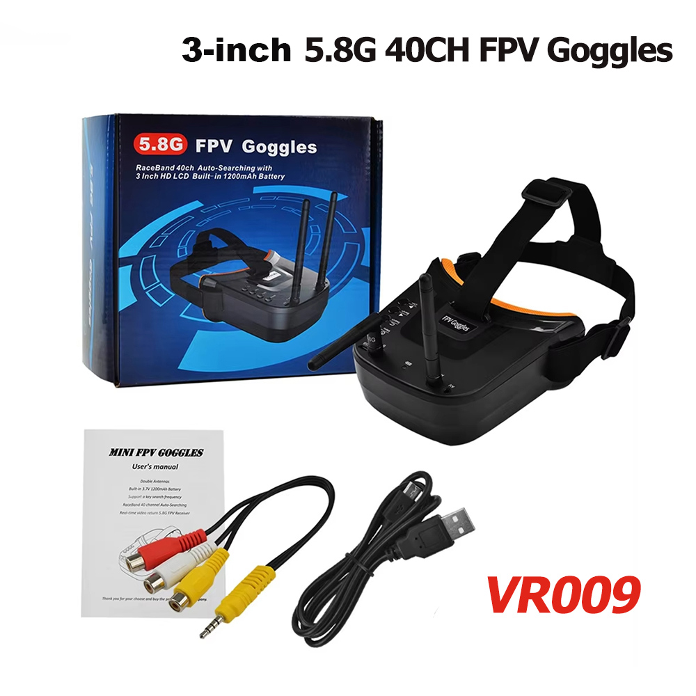 VR009 FPV-videobril 3 inch 480 - Drone Racing Goggles recensie en prijs